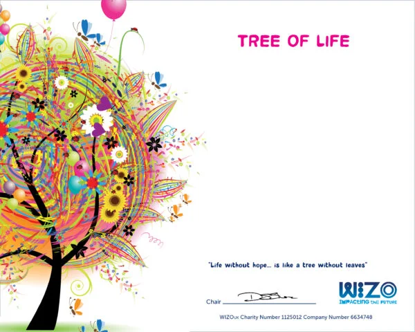 Tree of Life Certificate