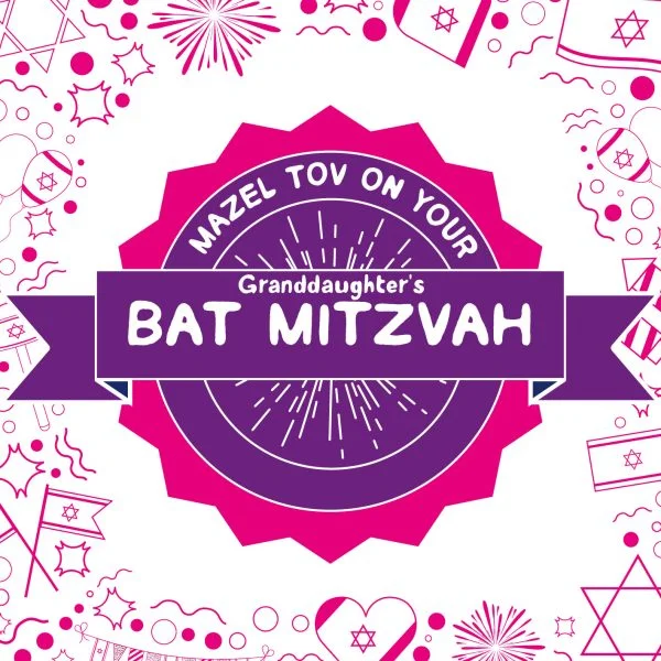 Bat Mitzvah - Granddaughter